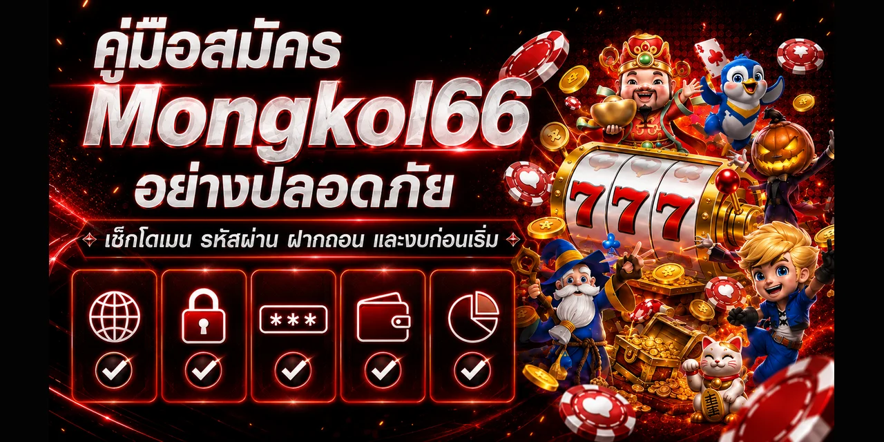 Mongkol66 สมัครสมาชิกอย่างปลอดภัย เช็กลิสต์ฉบับครบ